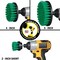 Drill Brush Power Scrubber By Useful Products 5 in W 5 in L Brush, Green G-S-542-QC-DB - alternate 4